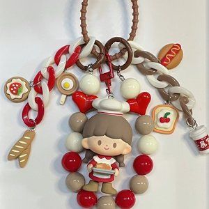 Handmade keychain, which can be ordered directly from stock